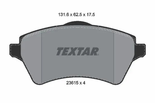 Pastiglie freno 2361501 textar - pastiglie,