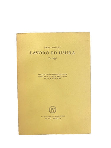 Ezra pound lavoro esura - ezra,