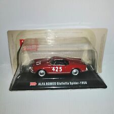 ALFA ROMEO GIULIETTA SPIDER 1956 MILLE MIGLIA HACHETTE 1/43