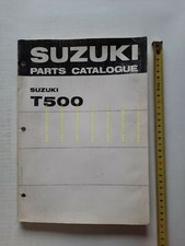 SUZUKI T 500 -II -III -R -J -K 1972 catalogo ricambi ORIGINALE parts catalogue