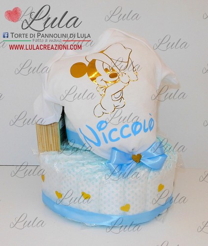Torta pannolini body - torta, +