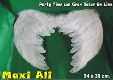 Ali piumate bianco con - piumate,