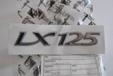 Sticker plate "LX 125"