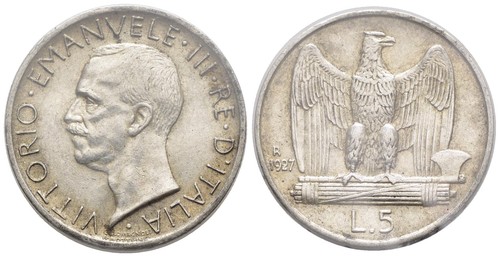 Italia regno lire - regno, 5