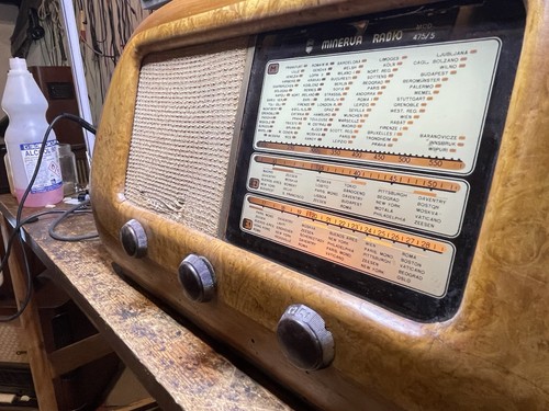 Radio valvole minerva 475 - a,