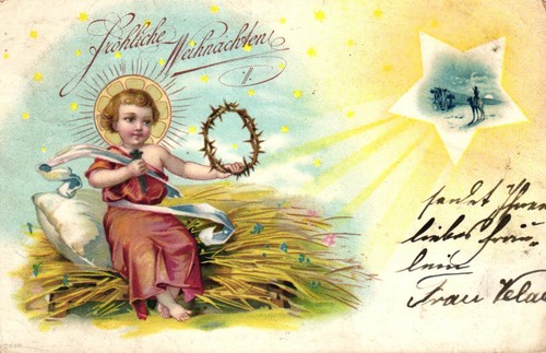 Natale gesù bambino 1902 - natale,,