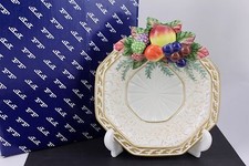  FITZ AND FLOYD CLASSICO REGALO VENEZIA FRUTTA APERTO PIATTO CARAMELLE CIOTOLA - NUOVO