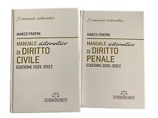 Fratini Manuale Sistematico Diritto Penale - Amministrativo - Civile (2021-2022)