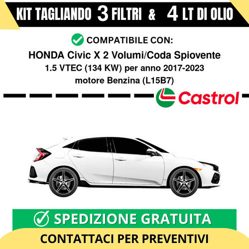 Tagliando per honda civic - tagliando,