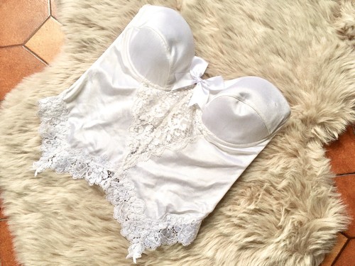 Corpetto satin bianco - in,