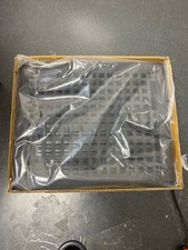 Signature Hardware 302135 Registro da Pavimento in Ghisa 8"x10" Nero Vernice a Polvere