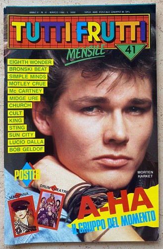Tutti frutti 1986 - frutti, poster