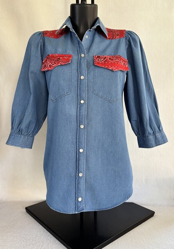Camicia denim mc2 saint - camicia,