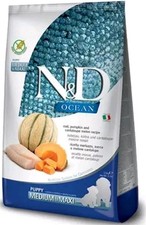 Farmina Dog N&D Ocean Puppy Medium/Maxi → Merluzzo e Zucca - 12 kg - Cani