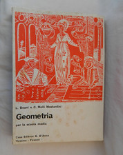 Geometria per la Scuola Media Beani Melli Mostardini D'Anna 1975 Libro Ricordi