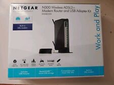 NETGEAR N300 Wireless ADSL2+ Modem Router E Kit Adattatore USB, DGNB2200-100PES