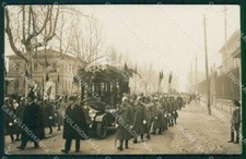 Bologna Città Carro Funebre Militari Cavalleria Lancieri Foto cartolina MT9797
