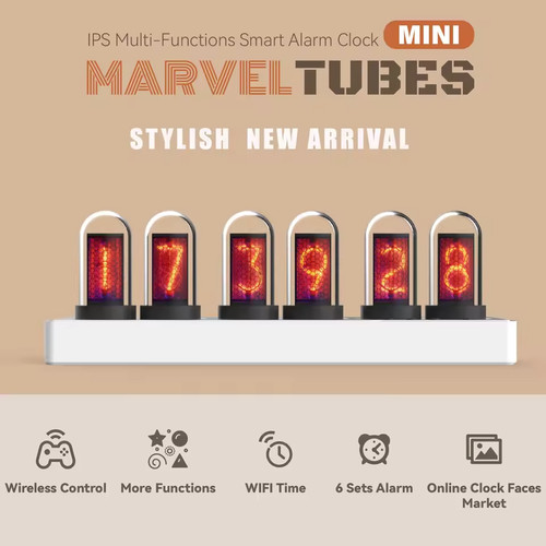 Sveglia stile tubo nixie - tubo,