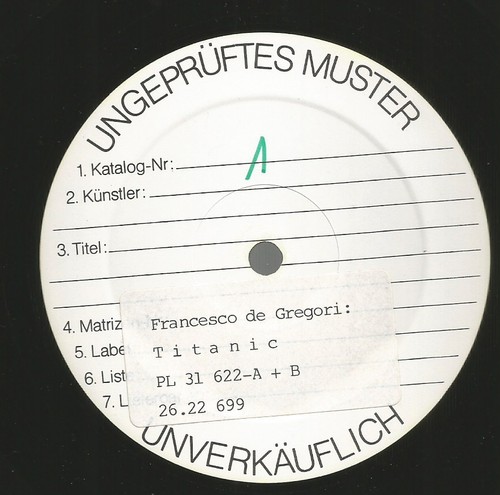 Francesco gregori titanic - de,