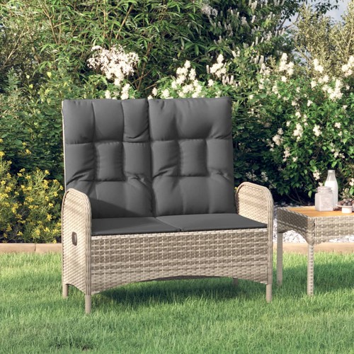 Reclining garden bench - garden,