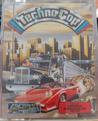 Techno cop amstrad - cop, (gremlin)