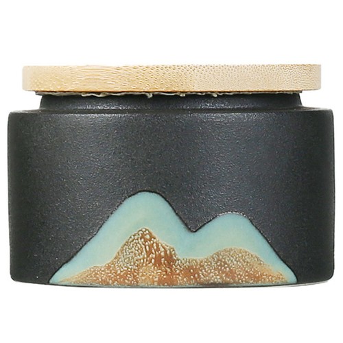 Tea canister holder ceramic - tea,