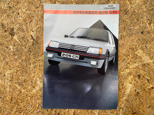 Peugeot 205 GTI Brochure