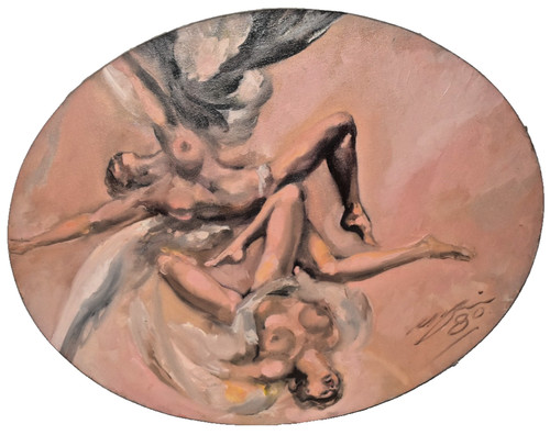 Dipinto olio originale epoca - dipinto,