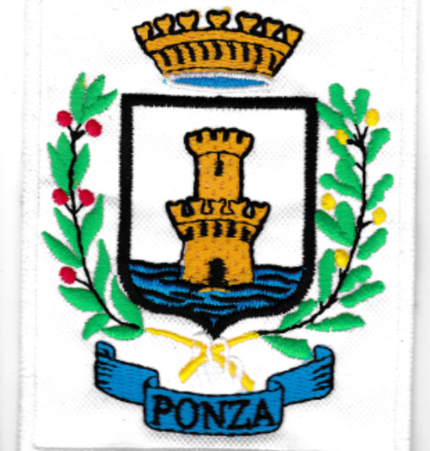 Patch stemma comune ponza - comune,