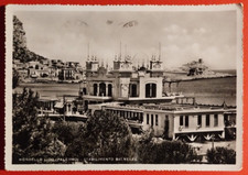 CARTOLINA MONDELLO LIDO PALERMO STABILIMENTO BALNEARE 1958  ( C 02 )