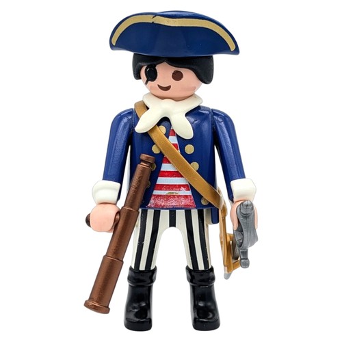 Playmobil figurina pirata blu