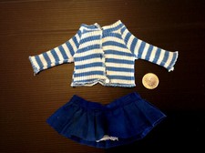 ORIGINALE VESTITO 1964 EMILIO SCHUBERTH  PER BAMBOLA JENNI ITALOCREMONA