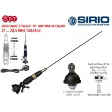 SIRIO SNAKE 27 BLACK  "NE"