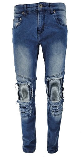 Jeans biker uomo georgio - jeans,