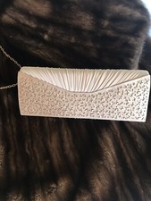 Pochette Donna Busta Raso Cerimonia a Mano o Tracollina