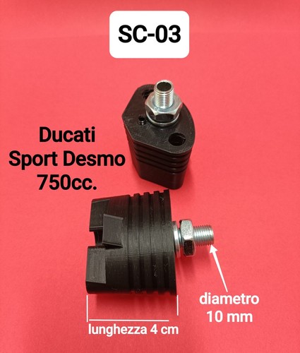Coppia supporti gomma per - supporti,