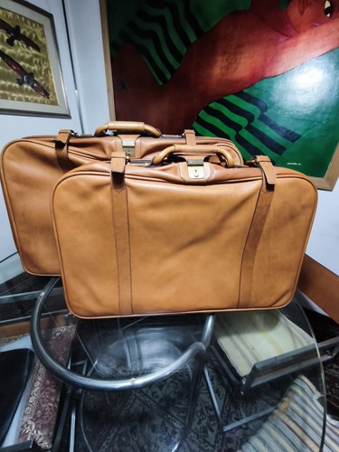 Valigie set cuoio cognac - valigie,