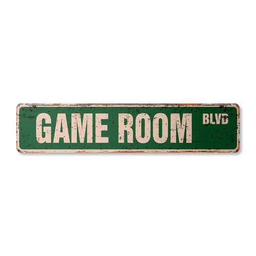 Sala giochi insegna - sala,