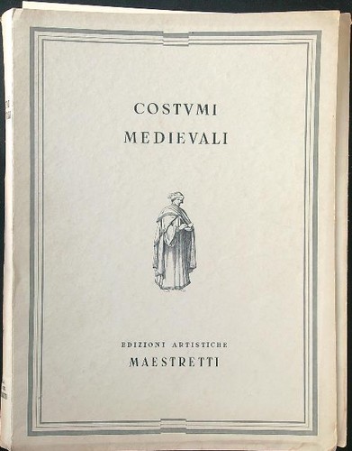 Costumi medievali tavole - medievali, 52