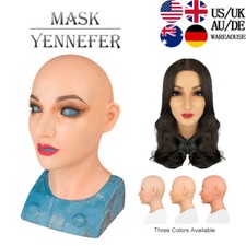 Maschera viso donna realistica