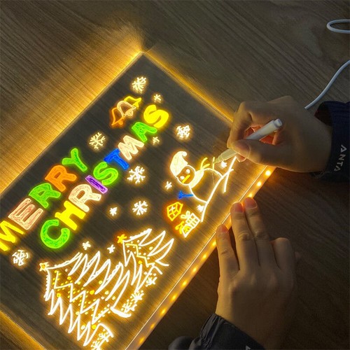Illumina messaggio acrilico