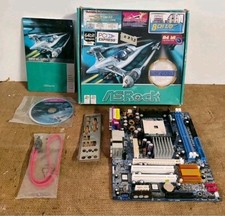 Computer Vintage Motherboard SOCKET 754  ASRock K8NF4G-SATA2  - KIT BOX AMD 