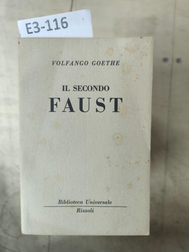 Secondo faust volfango - il,