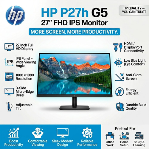 Monitor p27h - hp,