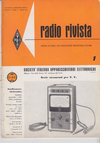 Radio rivista gennaio - radio, 1