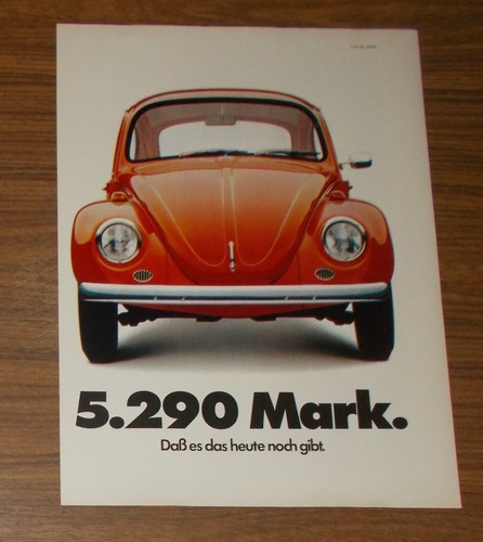 Rara pubblicità volkswagen - rara,