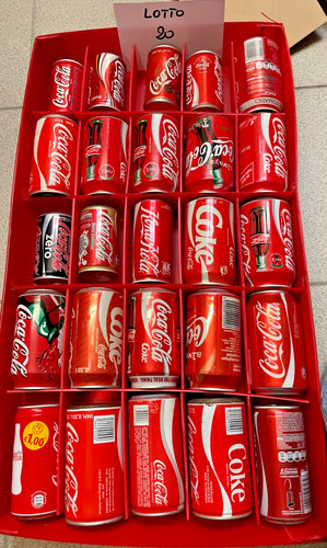 Lotto lattine coca cola - coca,