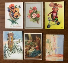 Lotto 6 Cartoline Vintage