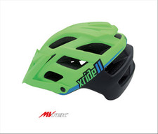CASCO BICI X-RIDE2 VERDE NERO
