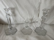 Set 3 candelabri cristallo Val